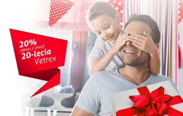 Promocja Jubileuszowa stolarki Vetrex