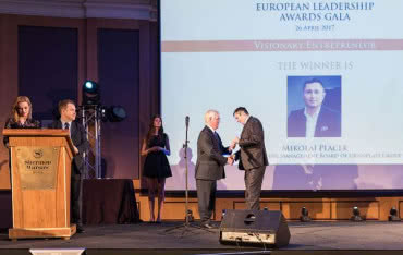 Prezes Grupy Oknoplast laureatem prestiżowej nagrody European Leadership Award