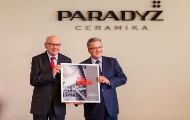 Wizyta Prezydenta RP w Ceramice Paradyż Sp. z o.o.